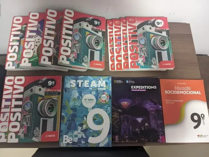 Livros 9 ano - Sistema de Ensino Positivo - Kit completo
