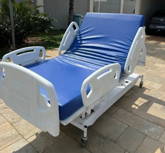 Cama hospitalar elétrica luxo completa