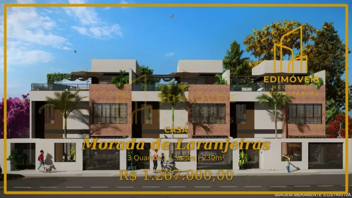 Morada de Laranjeiras: Casa Triplex Ideal para sua Família com 3 Suítes!