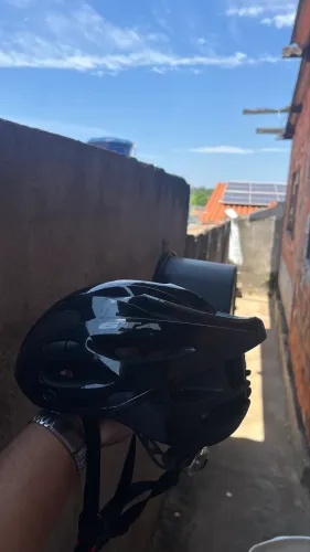 Capacete de ciclista