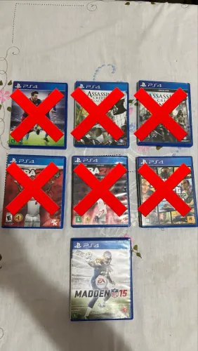 Jogos de Ps4 30 reais cada