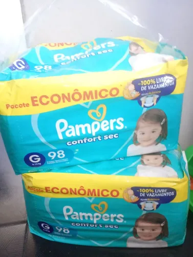 FRALDA PAMPERS G VALIDADE 2028