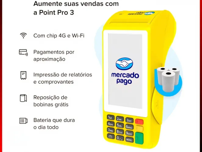 Maquininha nova lacrada