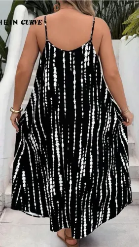Vestido longo plus suze tamanho G5
