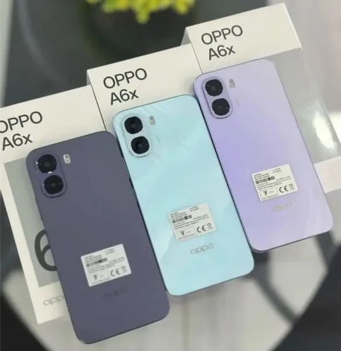 Celular Oppo A6X 4G NFC 128GB 4GB RAM AZUL ROXO LACRADO