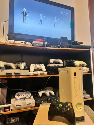 Xbox 360 FAT LT Revisado Funcionando (Há detalhes)