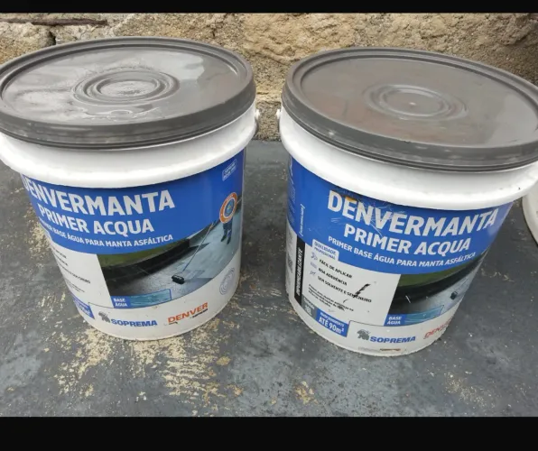 2 Baldes Denvermanta Primer Acqua 18L - Denver/Soprema