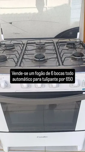 Vende-se um fogão de cinco bocas todo automático aí tulipante 650