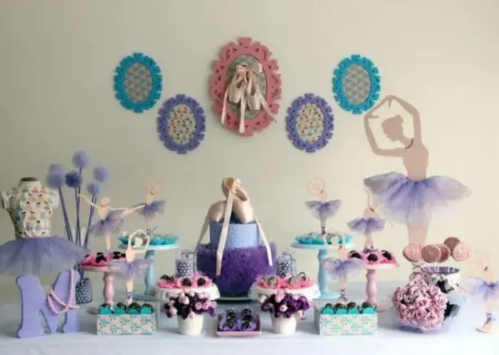 Kit Decoração Festa Infantil Bailarina