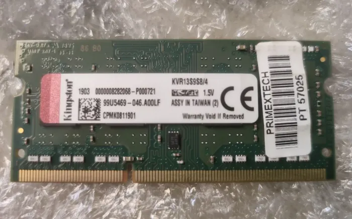 DDR3 4G KINGSTON para notebook
