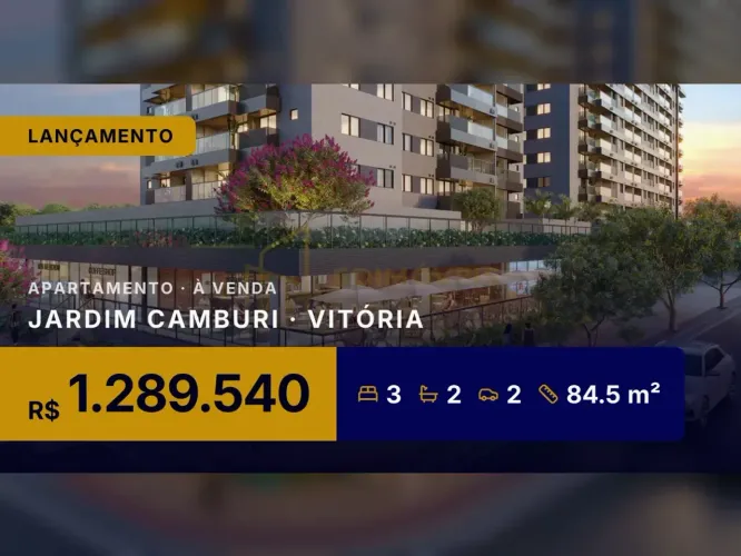 Apartamento incrível em Jardim Camburi: seu novo lar entre mar e natureza!