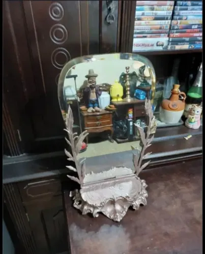 ESPELHO DE TOUCADOS MAQUIAGEM ANTIGO