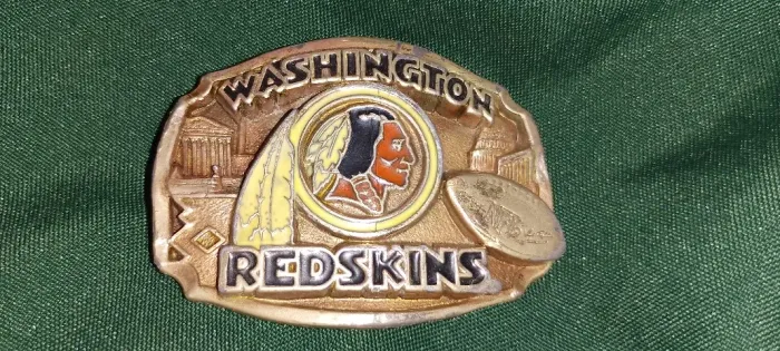 Fivela de cinto VINTAGE WASHINGTON REDSKINS 