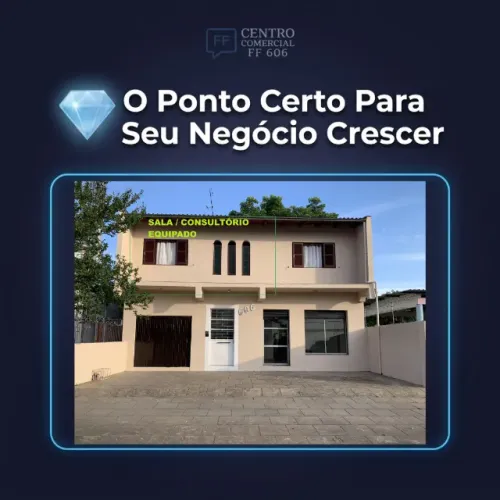 ALUGO SALA / CONSULTÓRIO EQUIPADO NO CENTRO DE ESTEIO