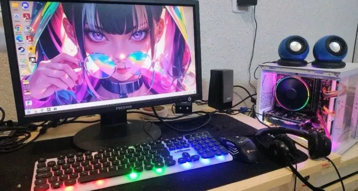 PC gamer Aquário pro!! Monitor 20" !!