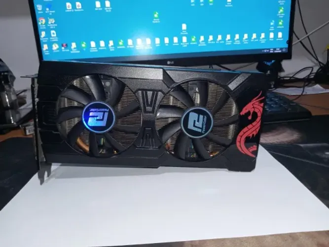 Placa De Vídeo Powercolor Red Dragon Rx 570 4gb