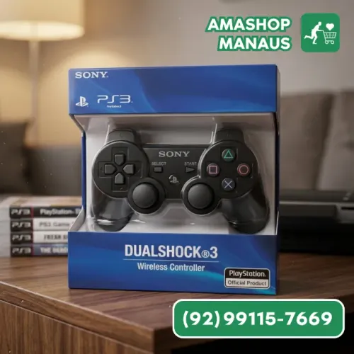 Controle Ps3 Sem Fio Bluetooth Manete Joystick Dualshock
