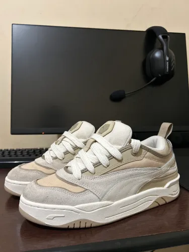 Tênis PUMA 180 pro bege, USADO UMA VEZ!