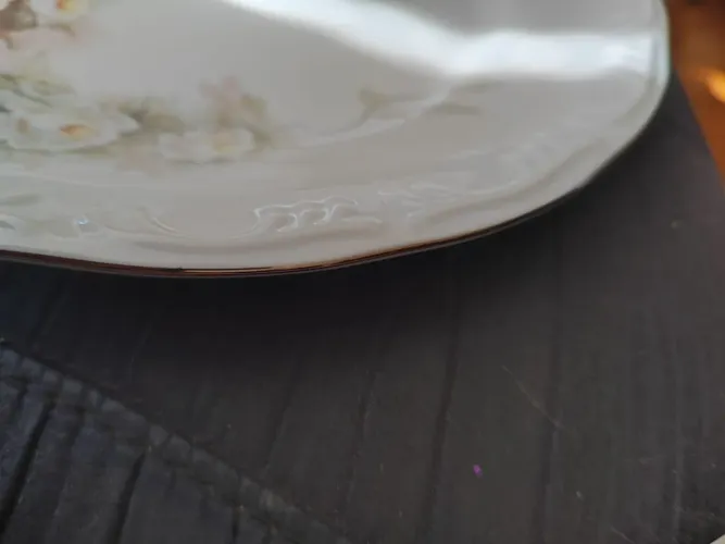 Pratos rasos em porcelana Schmidt Pomerode eterno