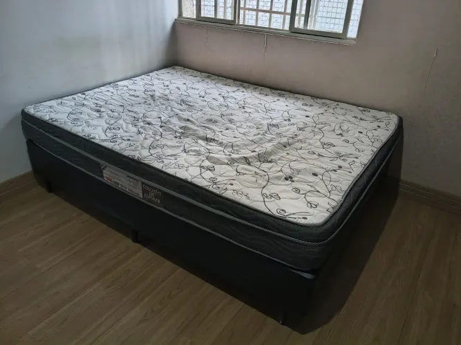 Cama box Ortobom Pró Saúde Extra Firme 2 partes 1,38 x1,88m