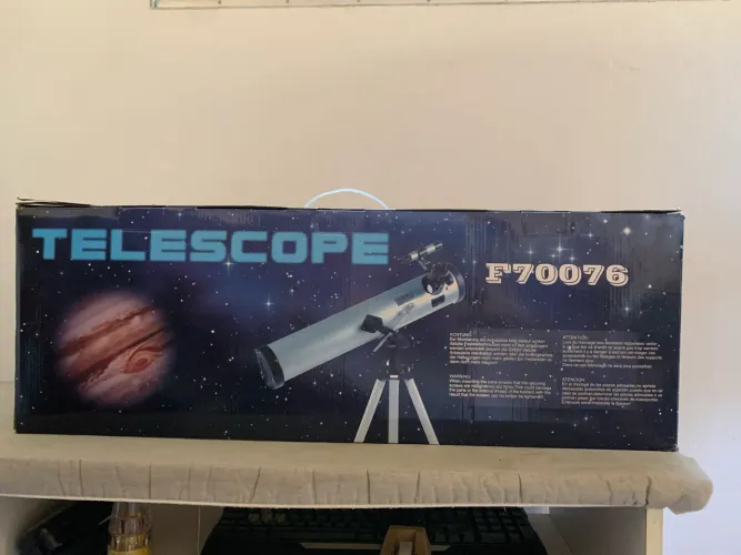 Telescópio Astronômico Refletor Greika F70076M - Completo na Caixa