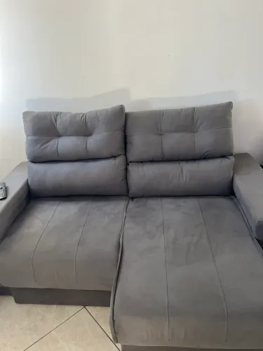 Sofá retrátil novo 2 lugares