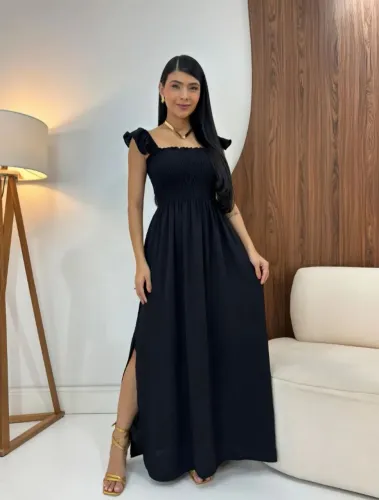 Vestido Longo Preto 
