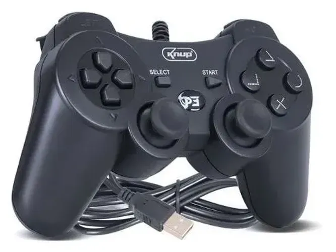 CONTROLE PS3/ PC com fio KNUP.