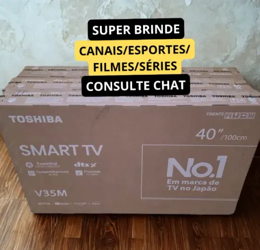 LACRADA+GARANTIA Smart TV Toshiba DLED 40" Full HD TB028M VIDAA 2 HDMI 2 USB Wi-Fi