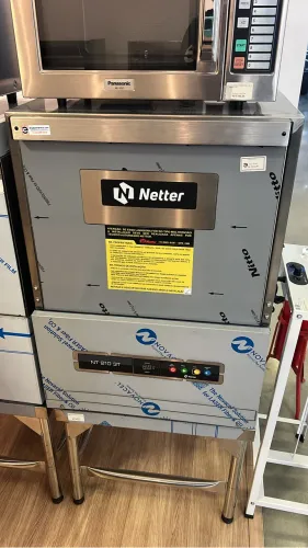 Lavadora de louça industrial Netter NT 210 - pratos copos e talhares 