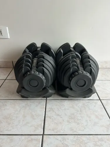 PAR DE HALTERES AJUSTÁVEIS MCFITNESS - 40 KG CADA