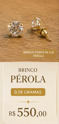 Brinco de Ouro 18 K