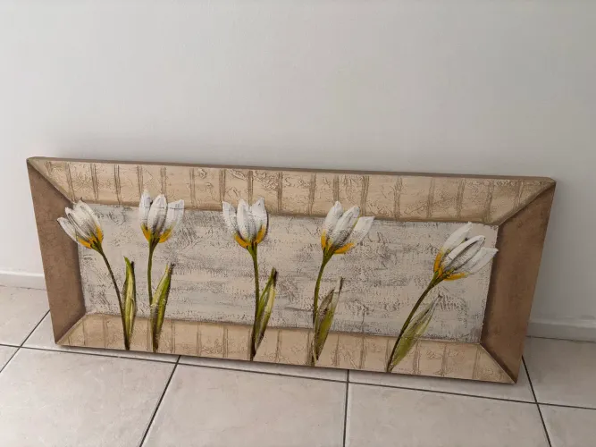 Lindo quadro pintura floral