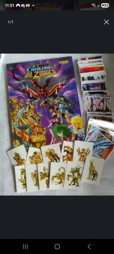 Figurinhas cavaleiros do zodiaco promo