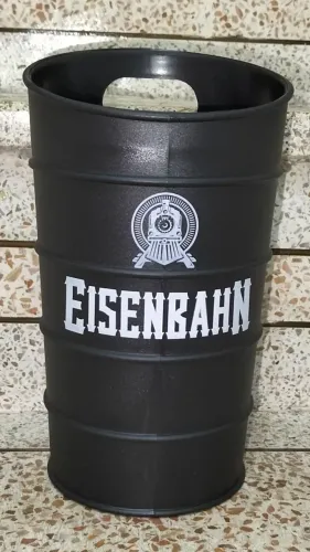 Lote de 12 Porta Cerveja Térmico Eisenbahn 600ml - Estilo Barril