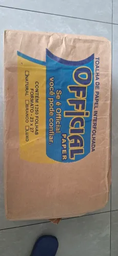 TOALHA DE PAPEL INTERFOLHADA