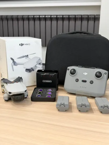 Drone DJI Mini 2 Fly More | 3 Baterias | Estojo rígido | Impecável | Até 12x | Loja física