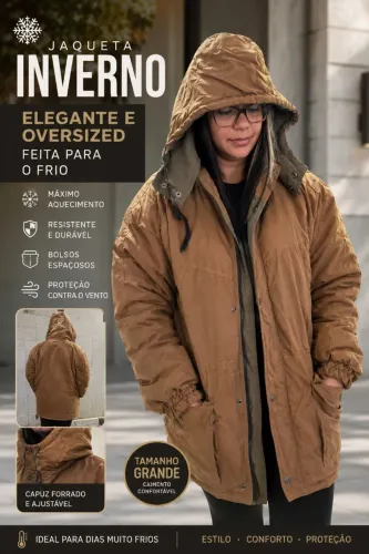 Jaqueta Sobre Tudo Unisex XL