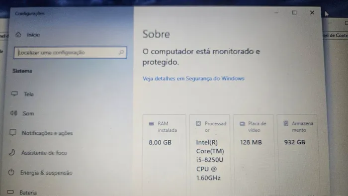 Notebook lenovo Intel core i5