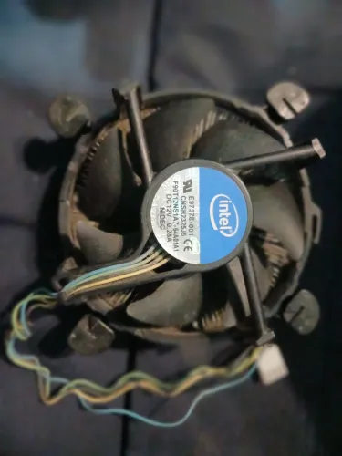 Lote 4 Coolers E Ventoinhas PC (Intel LGA 115x, AMD, Fans 80mm e 40mm)