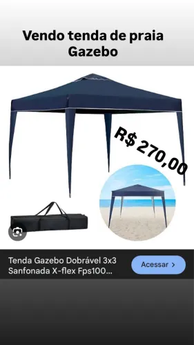 Vende-se tenda