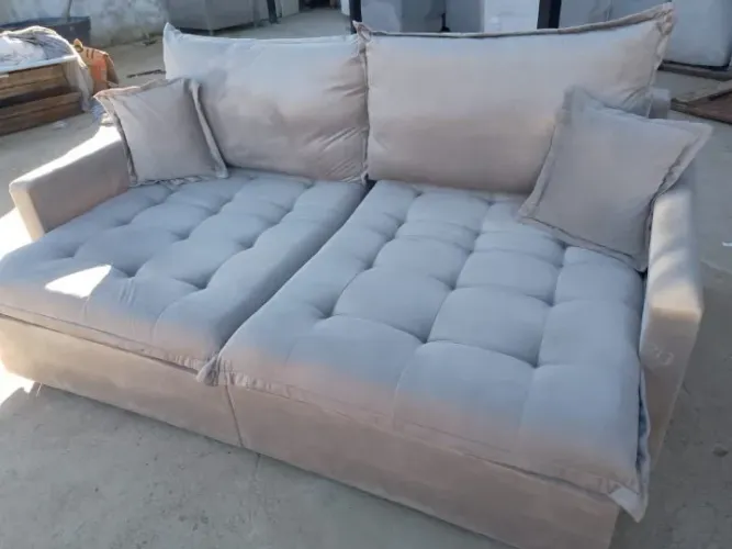 SOFÁ CAMA BEJE