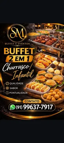 pacotes de buffet com brindes