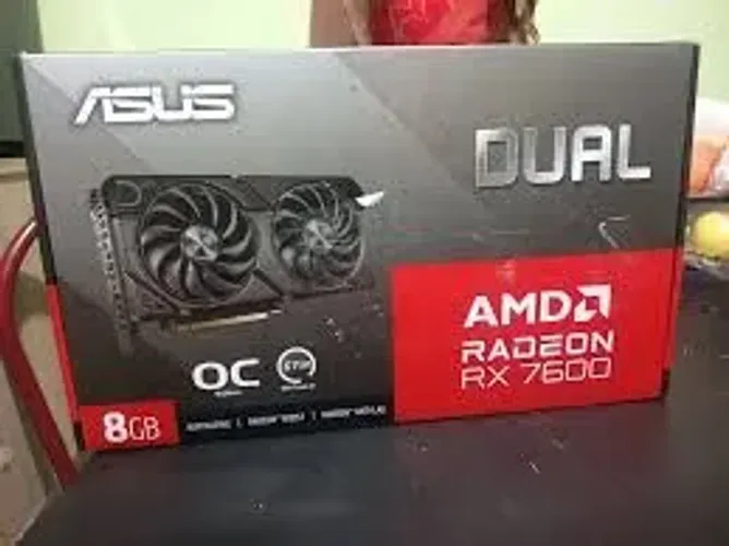 Placa de video AMD rx7600 8gb fsr 4.1 nativo