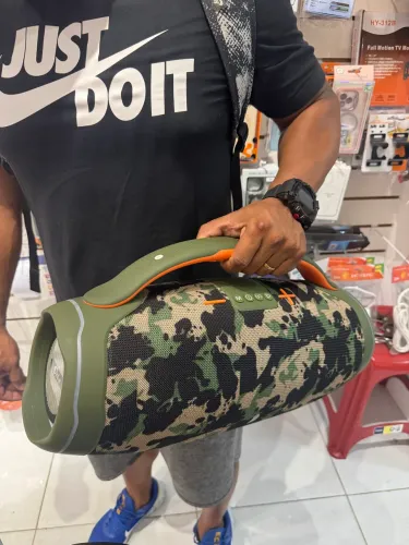SOM BLUETOOTH PORTÁTIL GRANDE BOOMBOX 300W