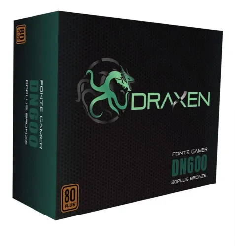 Fonte gamer ATX 500W 80 plus bronze PFC Ativo