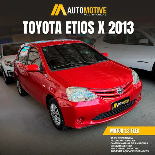 Toyota Etios X 1.3 Flex 16V 5P Mec. 2013