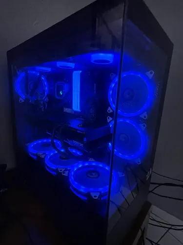 Pc Gamer De Alto Desempenho +Monitor Msi Mag 275qf Ryzen 7 5800X3D + RX 7800 XT + 32GB RGB