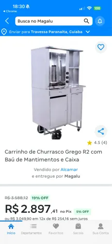 Máquina de Churrasco Grego 