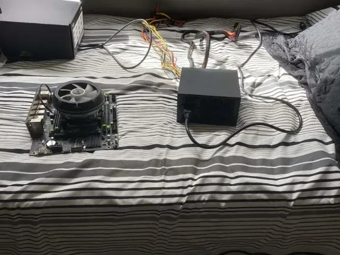kit placa mãe x99 com fonte 500w (Vendo peças separadas)